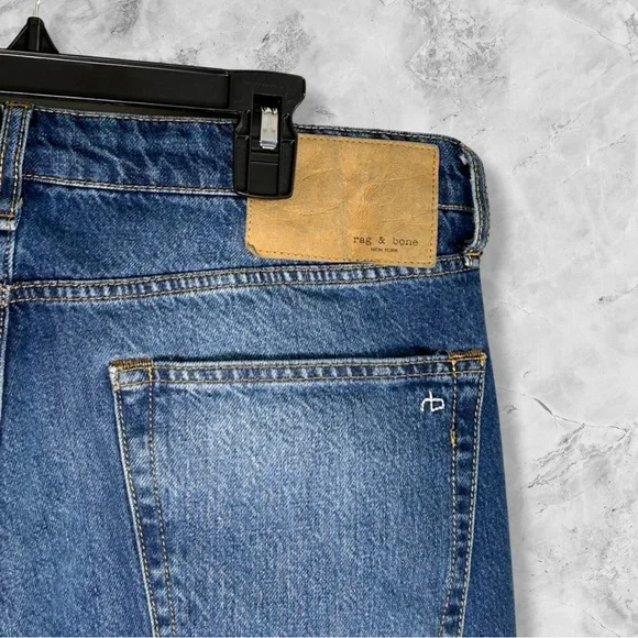 rag & bone Blue Boyfriend Jeans - Picture 8 of 15